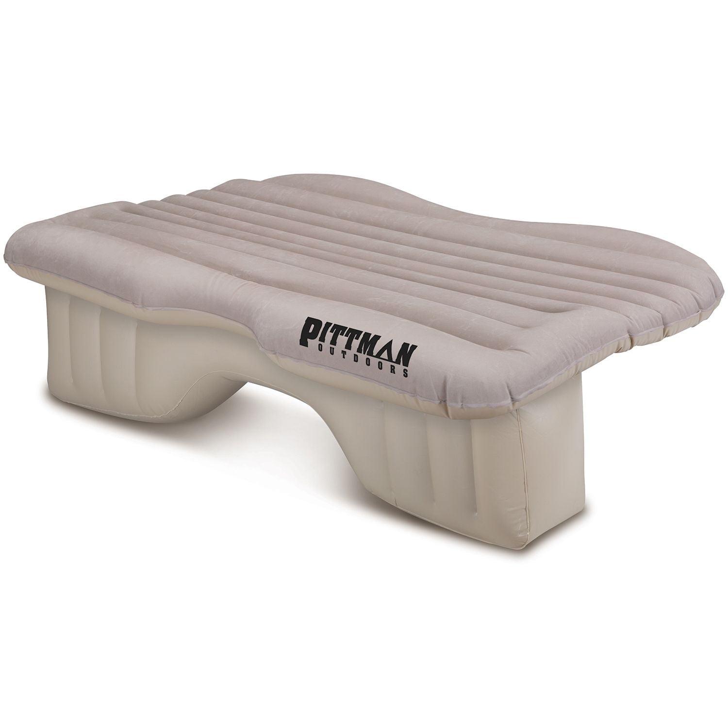 Pittman Outdoors AirBedz Inflatable PVC Rear Seat Air Mattress - Mid-Size Fits Jeeps, Car, SUV’s & Mid-Size Trucks, Comes with Portable DC Air Pump