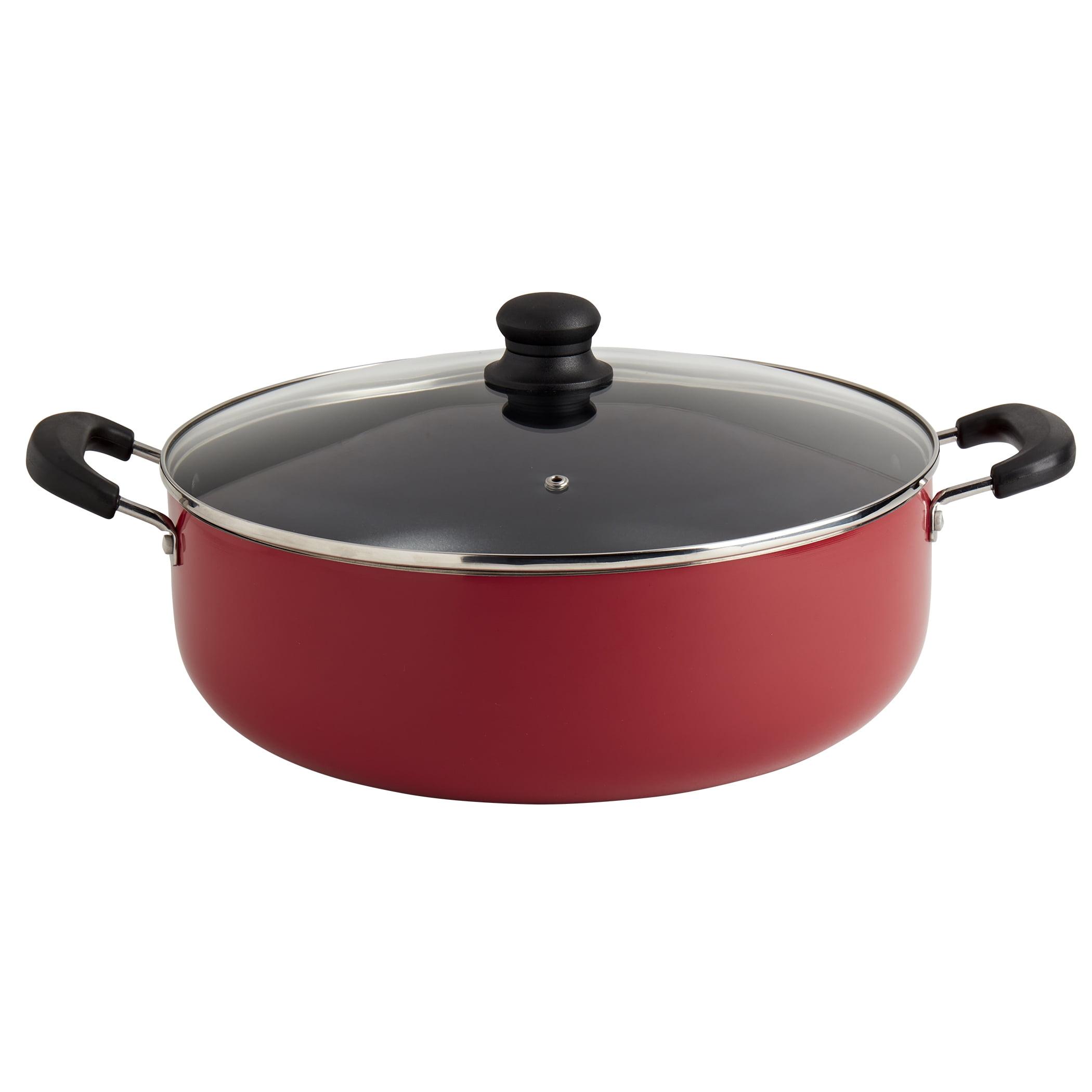 Infuse 10.5-Quart Red Nonstick Aluminum Family Cooker