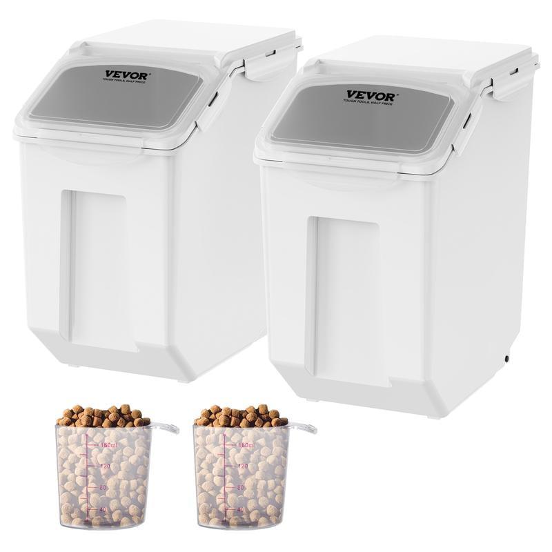 VEVOR VEVOR Rectangle PP Food Storage Container with Lid (Set of 2)