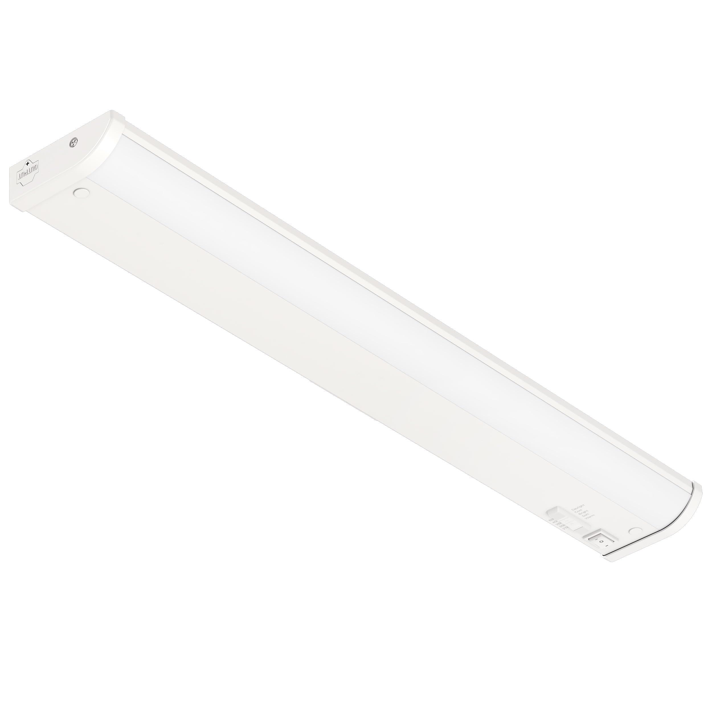 Inlight 5000K Dimmable Under Cabinet LED Lights, selectable inches, Hardwired Only