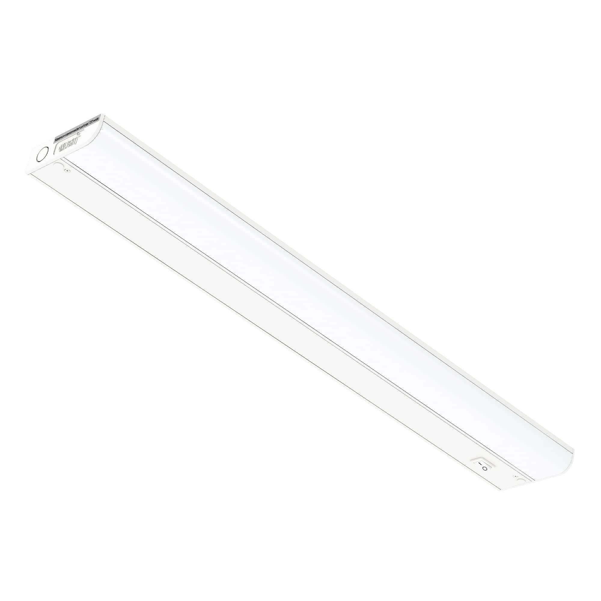 Inlight 5000K Dimmable Under Cabinet LED Lights, selectable inches, Hardwired Only