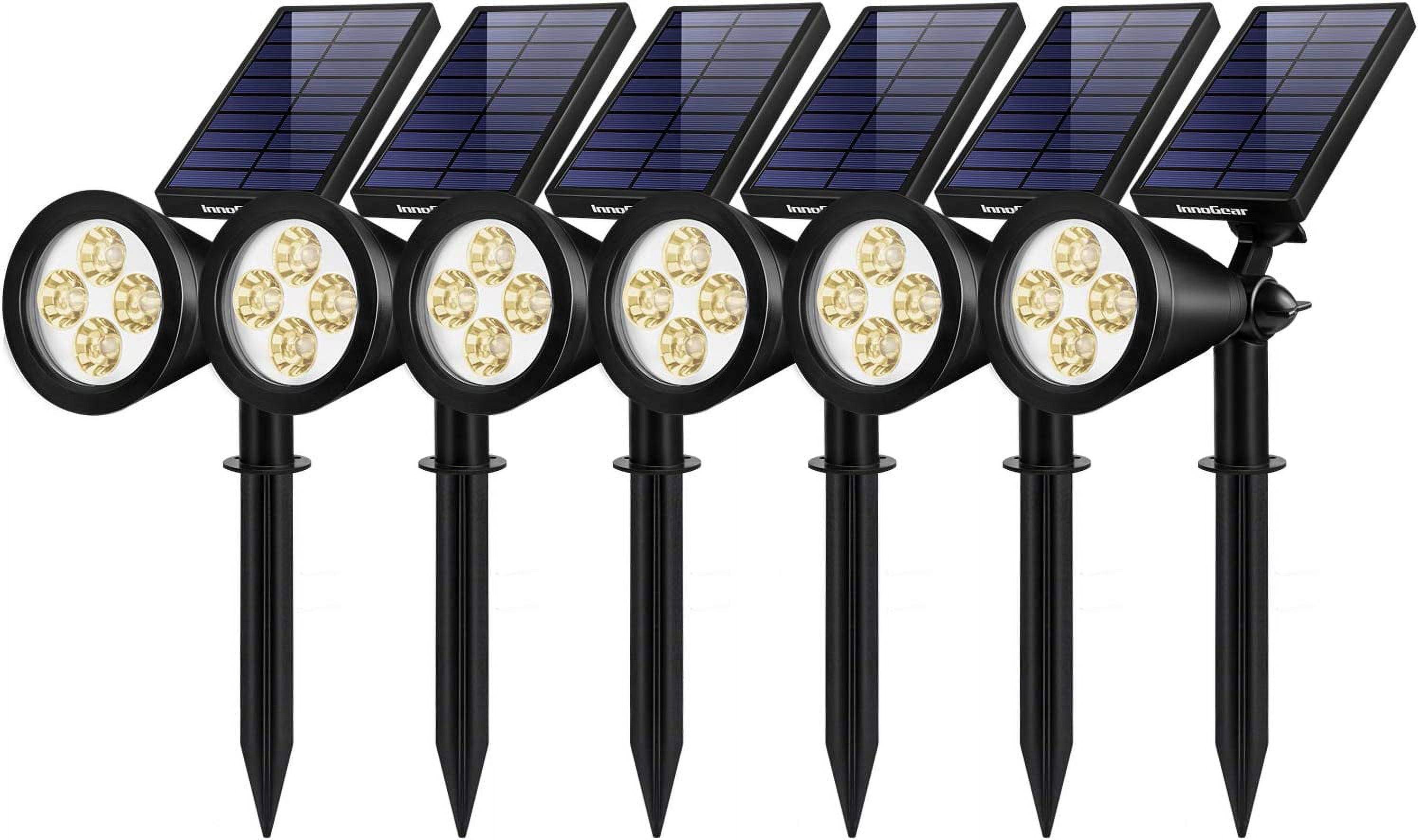 InnoGear Black Solar LED Pathway and Wall Lights Multipack