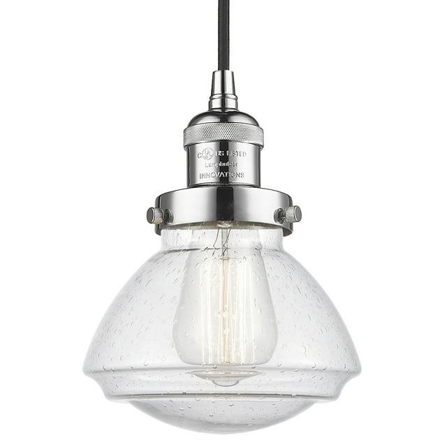 Innovations Lighting 201C Olean Olean 7" Wide Mini Cord Hung Pendant - Chrome