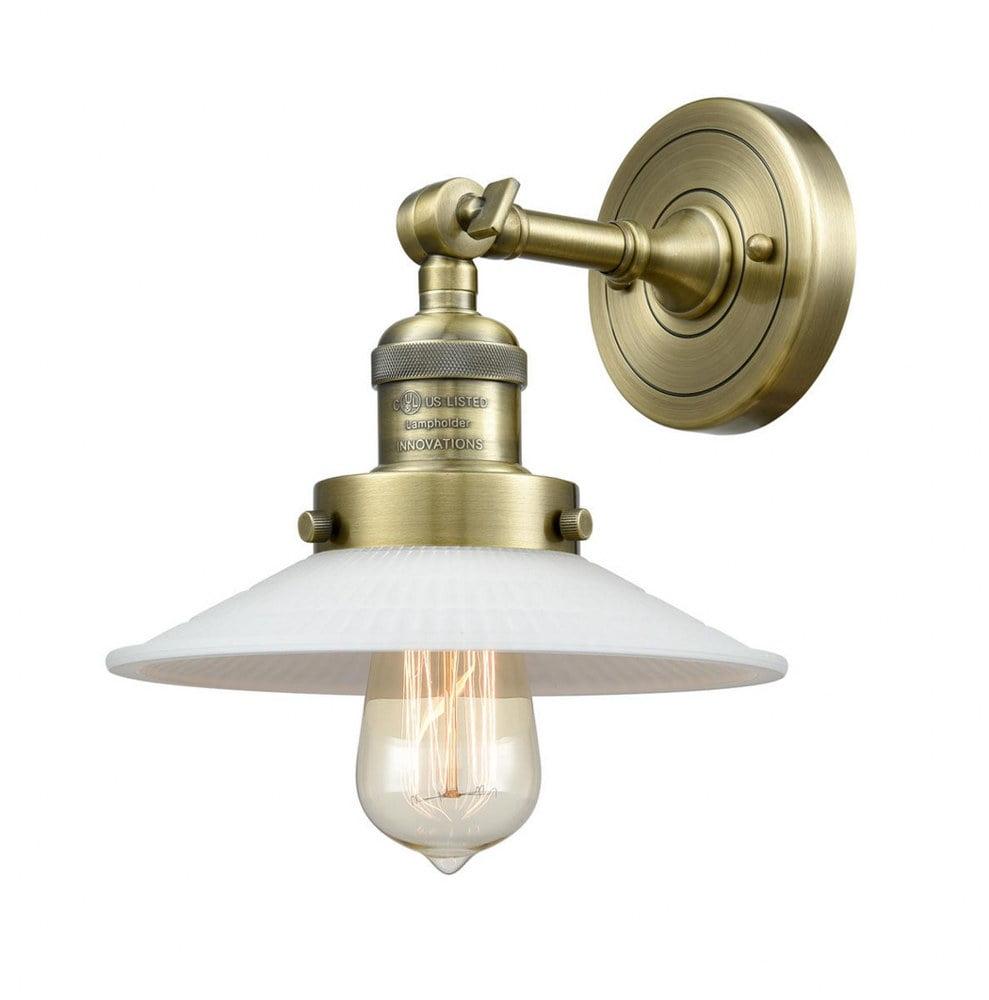 Innovations Lighting Halophane 1 - Light Sconce in  Antique Brass