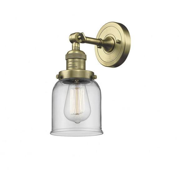 Innovations Lighting Bell 1 - Light Sconce in  Antique Brass