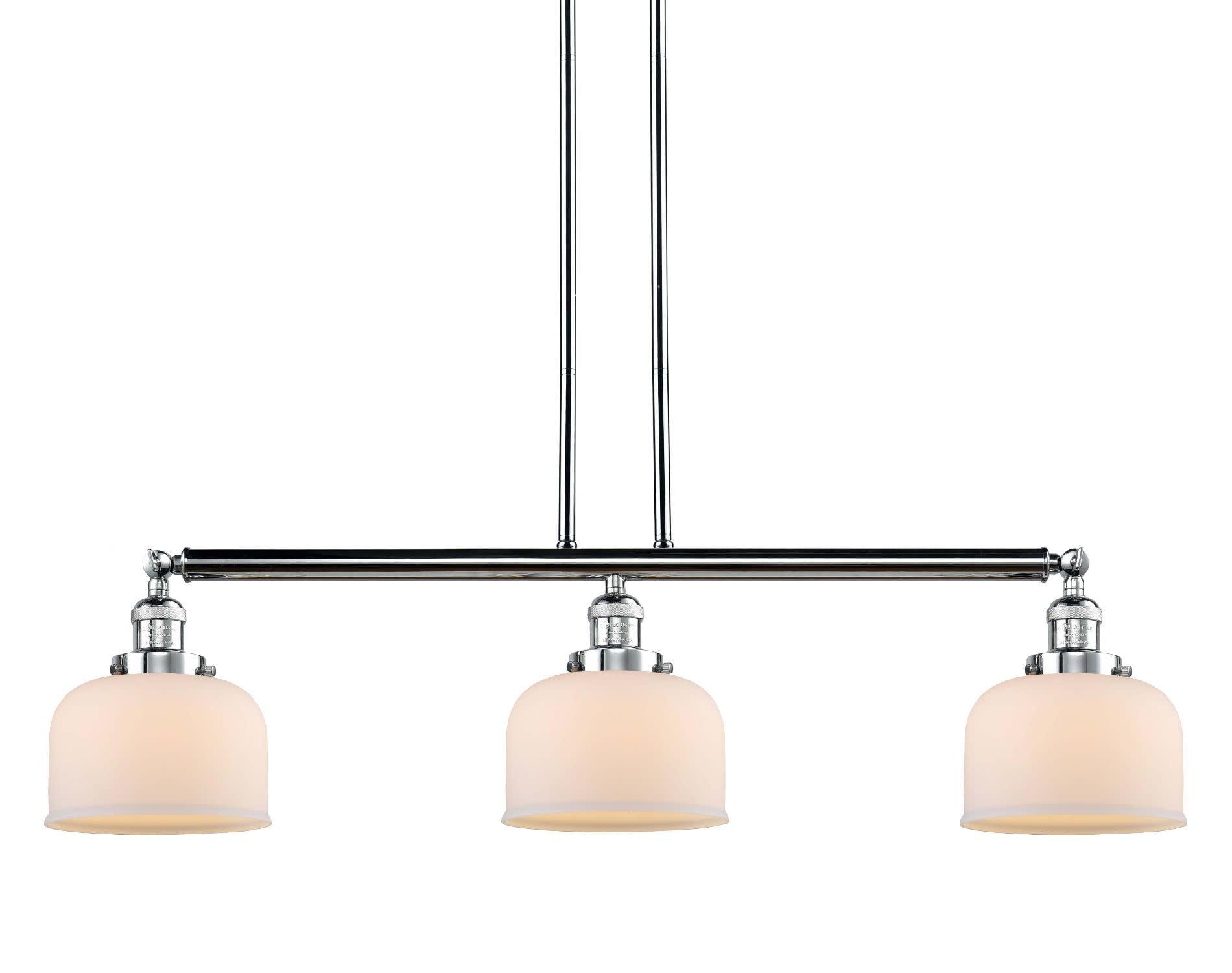 Innovations Lighting 213-S Large Bell Bell 3 Light 41" Wide Commercial Linear Chandelier -