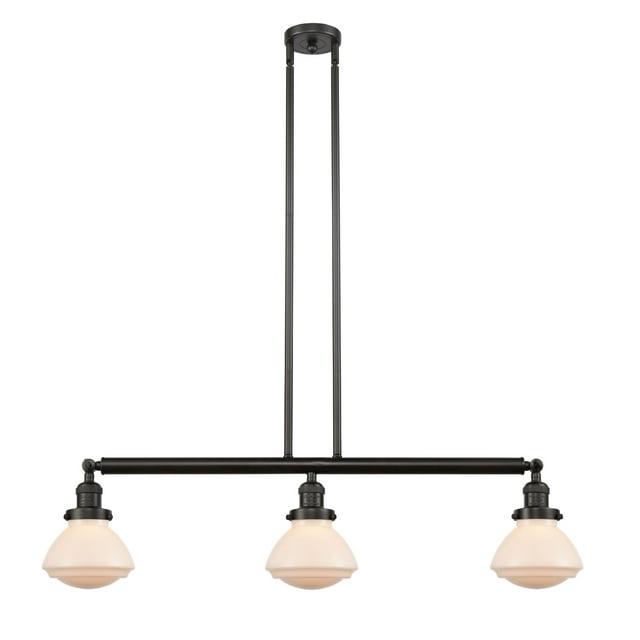 Innovations Lighting 213-S Olean Olean 3 Light 39" Wide Linear Chandelier - MultiColor