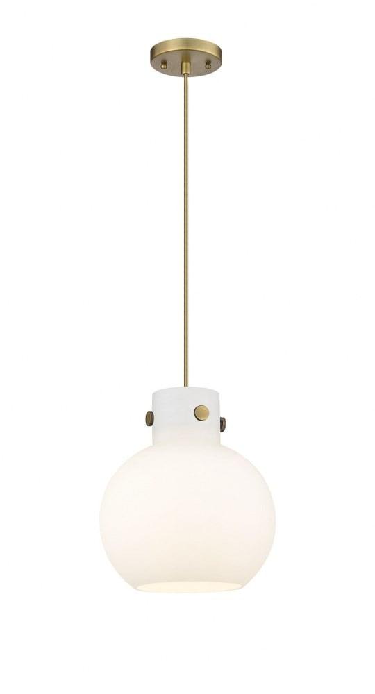 Newton Brushed Brass Mini Globe Pendant Light