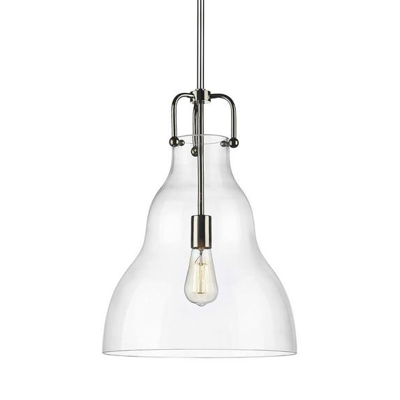 Innovations Lighting 494-1S-19-14 Haverhill Pendant Haverhill 14" Wide Pendant - Nickel
