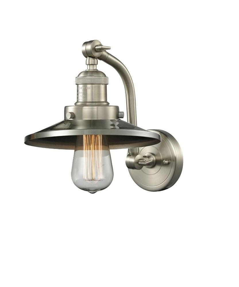 Brushed Nickel 11.5" Dimmable Wall Sconce with Adjustable Swivel