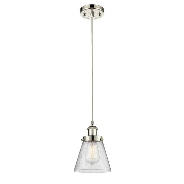 Innovations Lighting 916-1P-9-6 Cone Pendant Cone 6" Wide Mini Pendant - Nickel