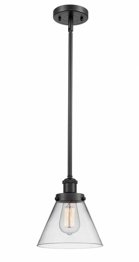 Matte Black Mini Pendant Light with Adjustable Swivel