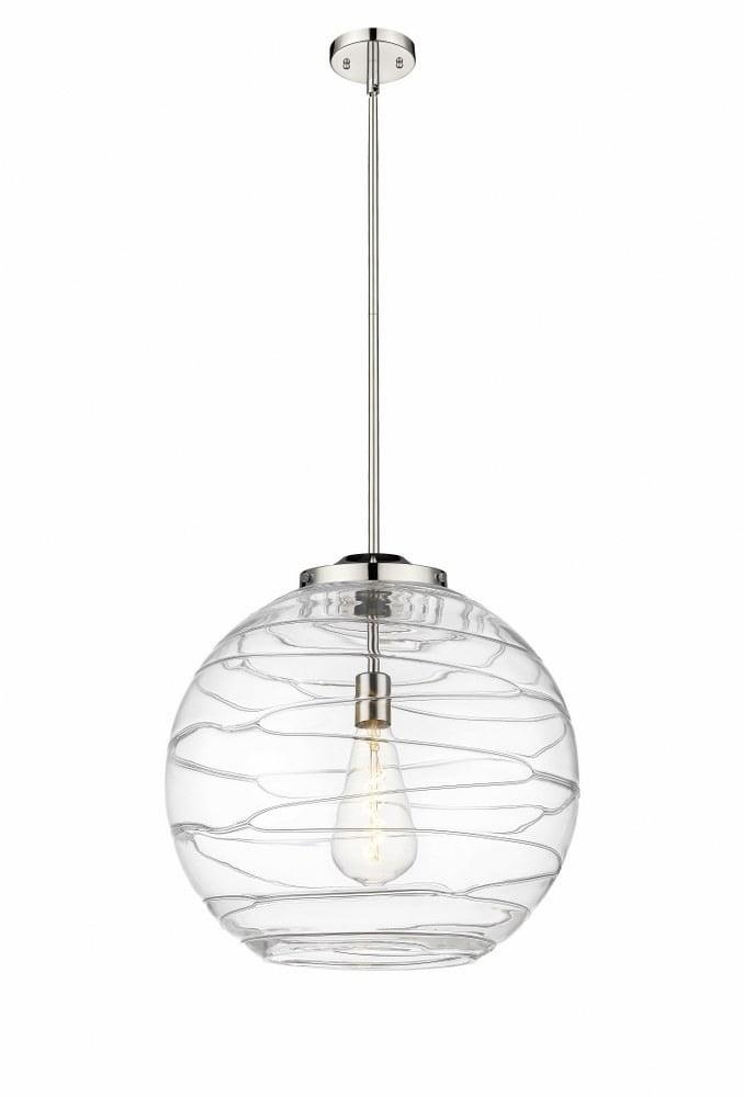 Innovations Lighting Athens Deco Swirl 1 - Light Single Drop Pendant Pendant