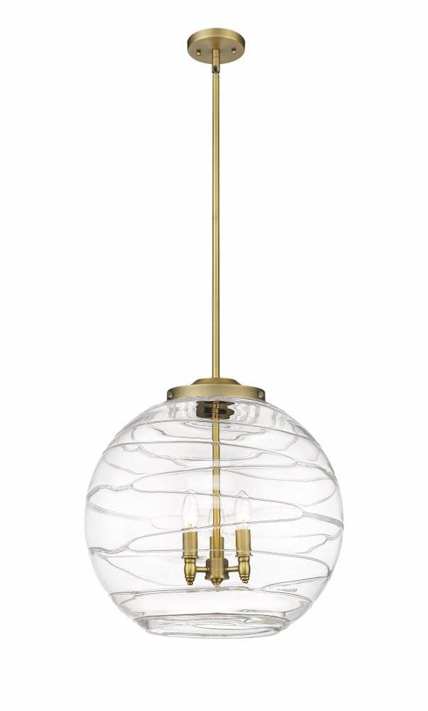 Athens Deco Swirl 3 - Light Sphere Pendant