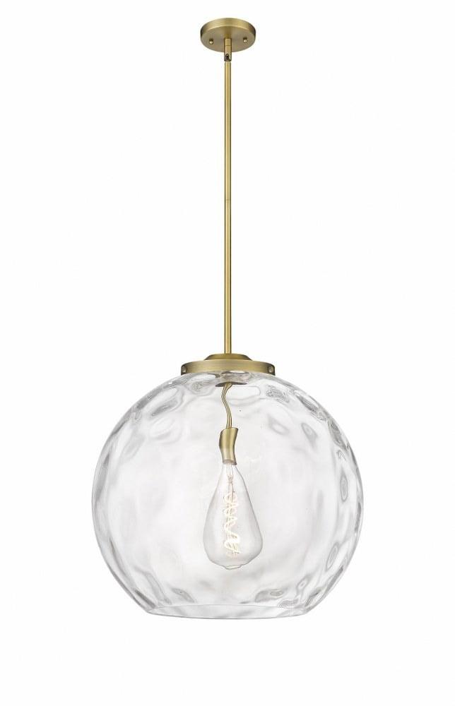 Athens Water Glass 19.5'' Brushed Brass 1-Light Pendant