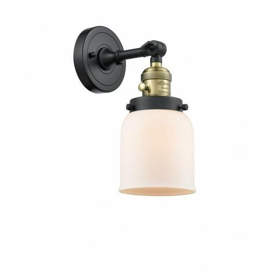 Innovations Lighting Bell 1 - Light Sconce in  Black Antique Brass