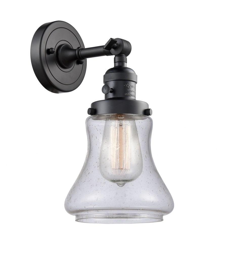 Matte Black Brass Dimmable Wall Sconce with Adjustable Swivel