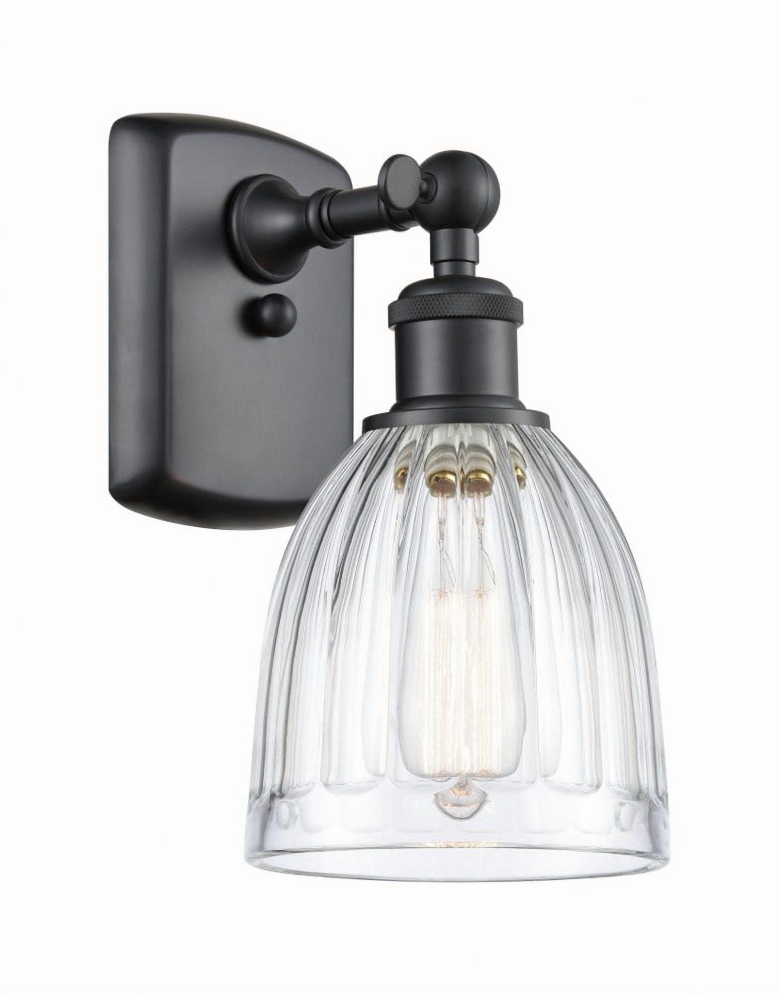 Innovations Lighting Brookfield 1 - Light Sconce in  Matte Black