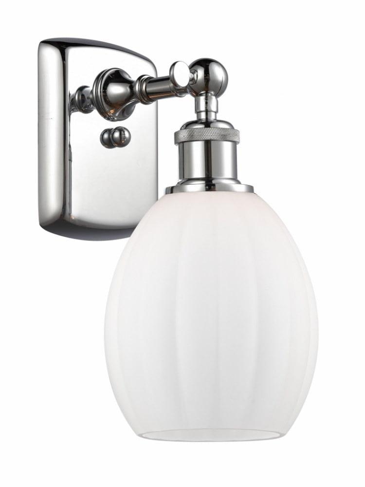 Ballston Sleek 12" Chrome Dimmable Direct-Wired Sconce