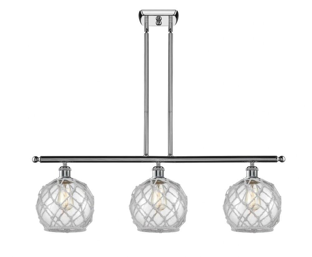 Innovations Lighting - Farmhouse Rope - 3 Light Island In Industrial Style-11