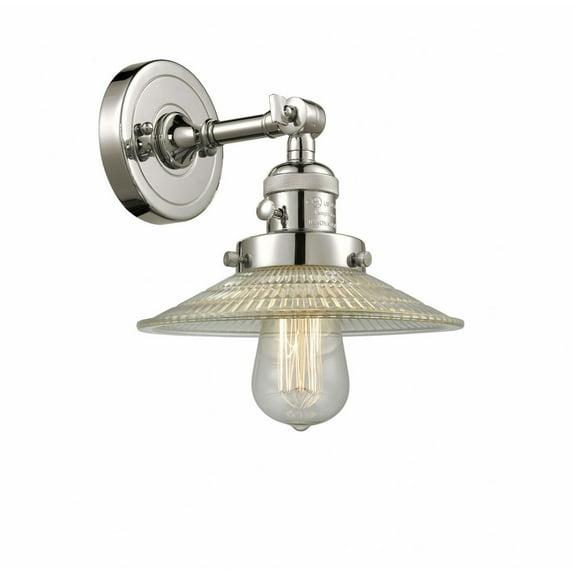 Innovations Lighting Halophane 1 - Light Sconce in  Polished Nickel