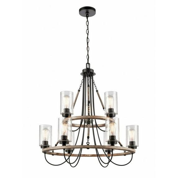 Innovations Lighting Paladin 9 - Light Dimmable Cylinder Chandelier