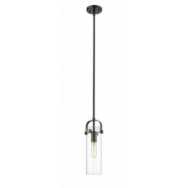 Innovations Lighting Pilaster II Cylinder 1 - Light Pendant in  Matte Black