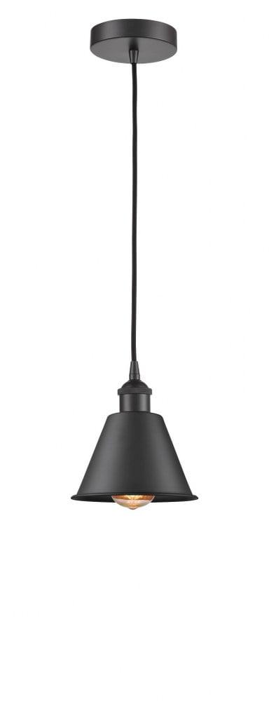 Innovations Lighting Smithfield 1 - Light Pendant in Matte Black