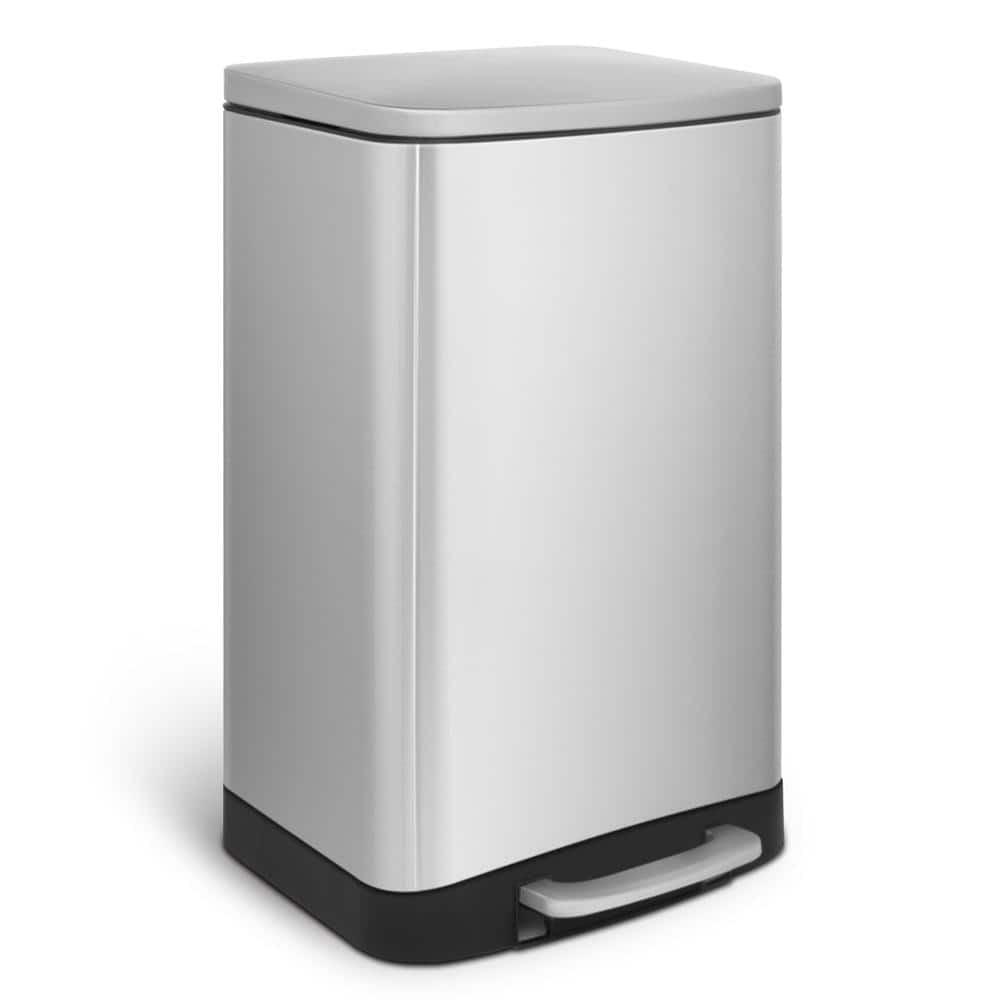 Innovaze Steel Step On Kitchen Trash Can - 10.6 Gallons