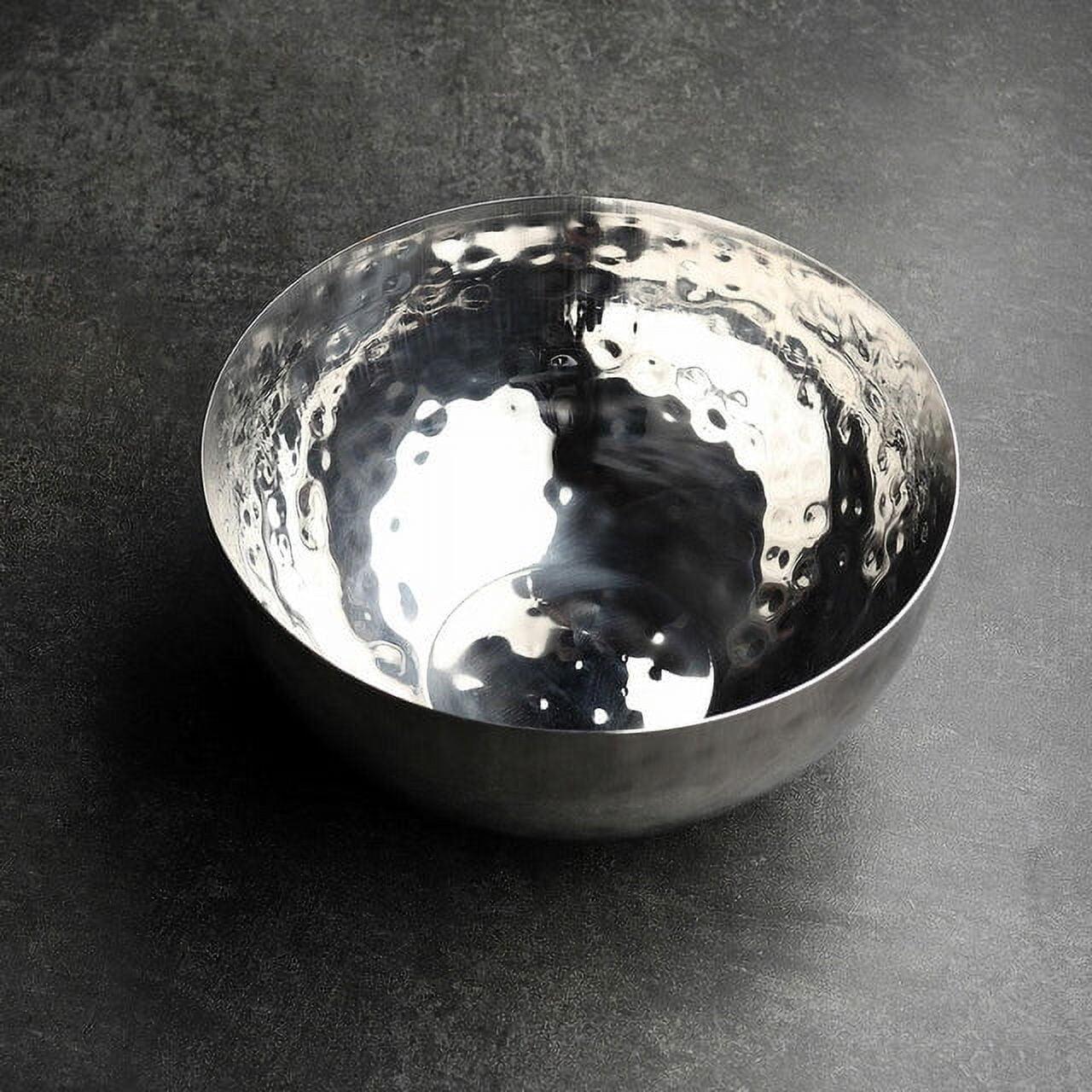 Inox Artisans Full Polished Stainless Steel 8" Fruit Bowl
