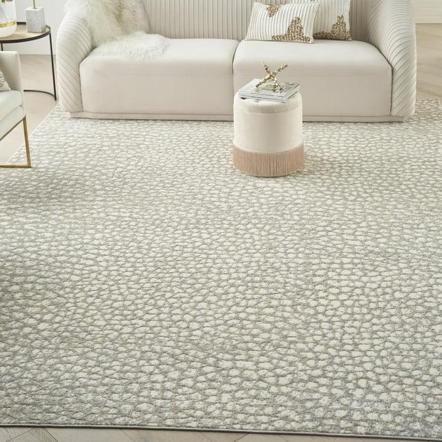 Nourison Joli Modern Indoor Rug Ivory/Beige/Grey 8'6" x 11'6"