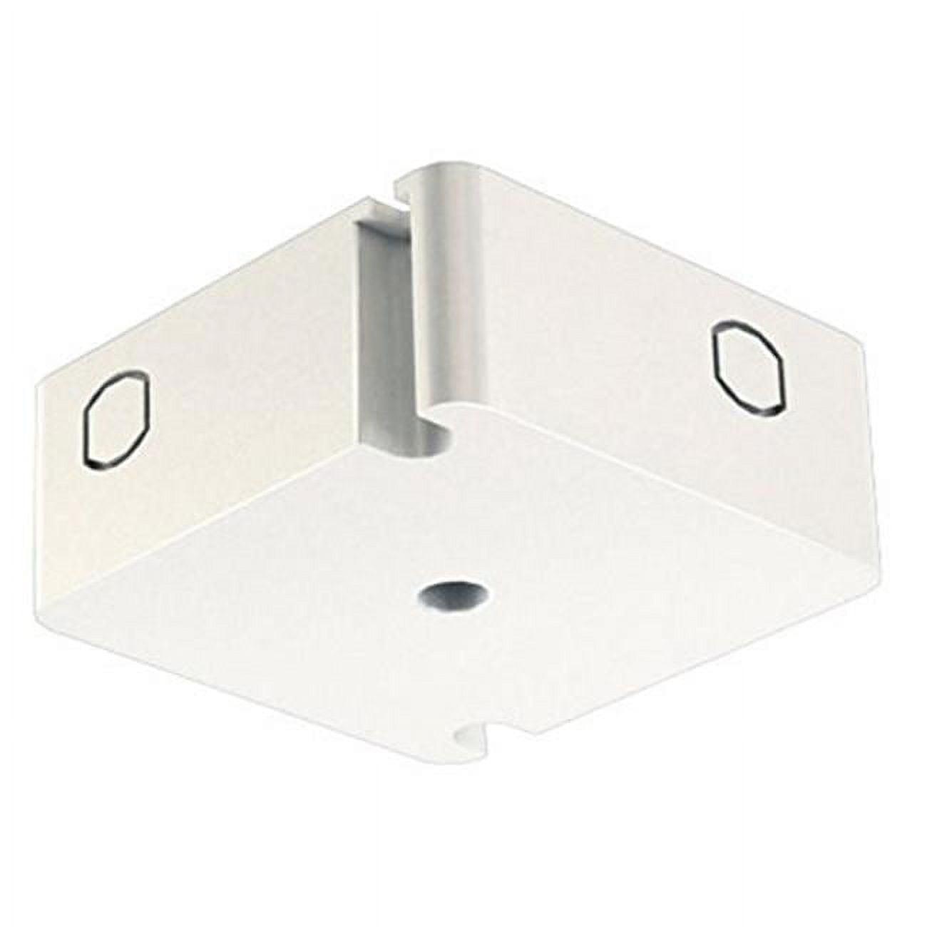 White Plastic Under Cabinet Direct Wire Conversion Box