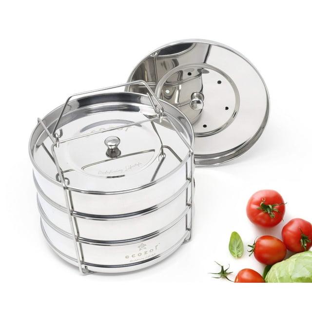 Instant Pot Insert Pans, 3 Tier for 6 Qt / 8 Qt Pressure Cookers
