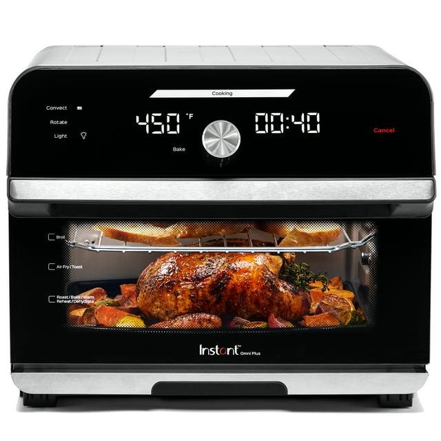 Instant Pot Omni Plus 18L Air Fryer Toaster Oven 10-in-1 Combo, Rotisserie Oven, Deep Fryer, Oil-less Mini Cooker, Convection Oven, Dehydrator, Roaster, Warmer, Reheater, Pizza Oven