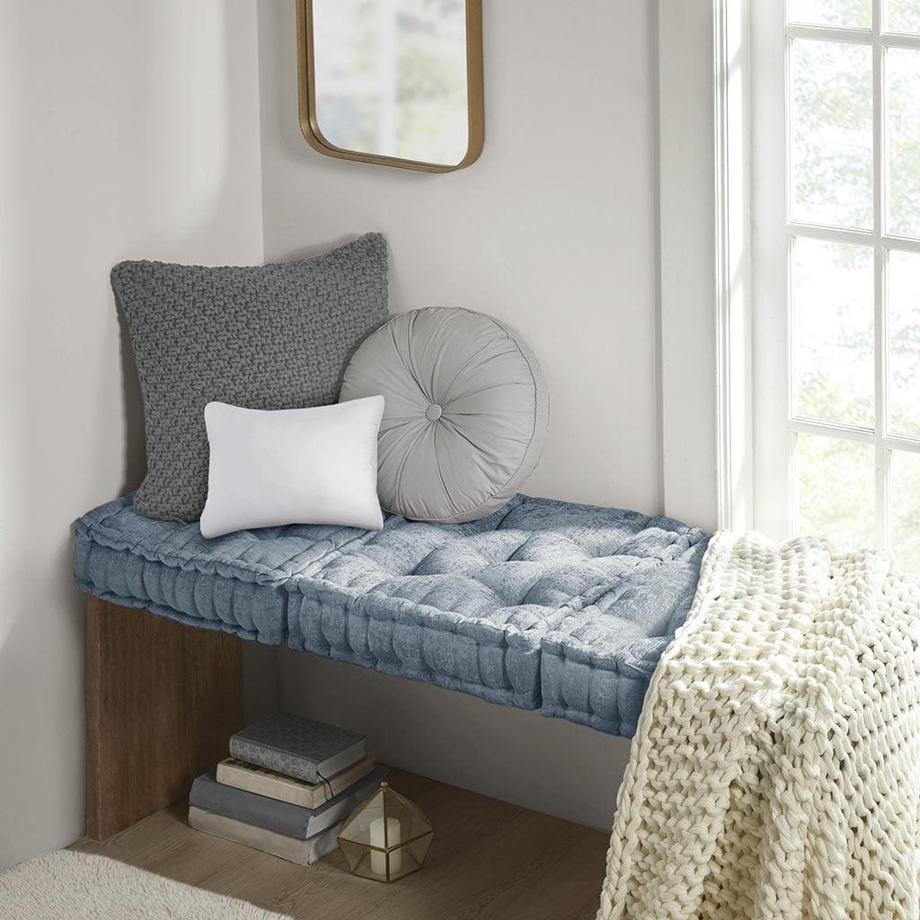 Intelligent Design Azza Poly Chenille Square Floor Pillow Cushion