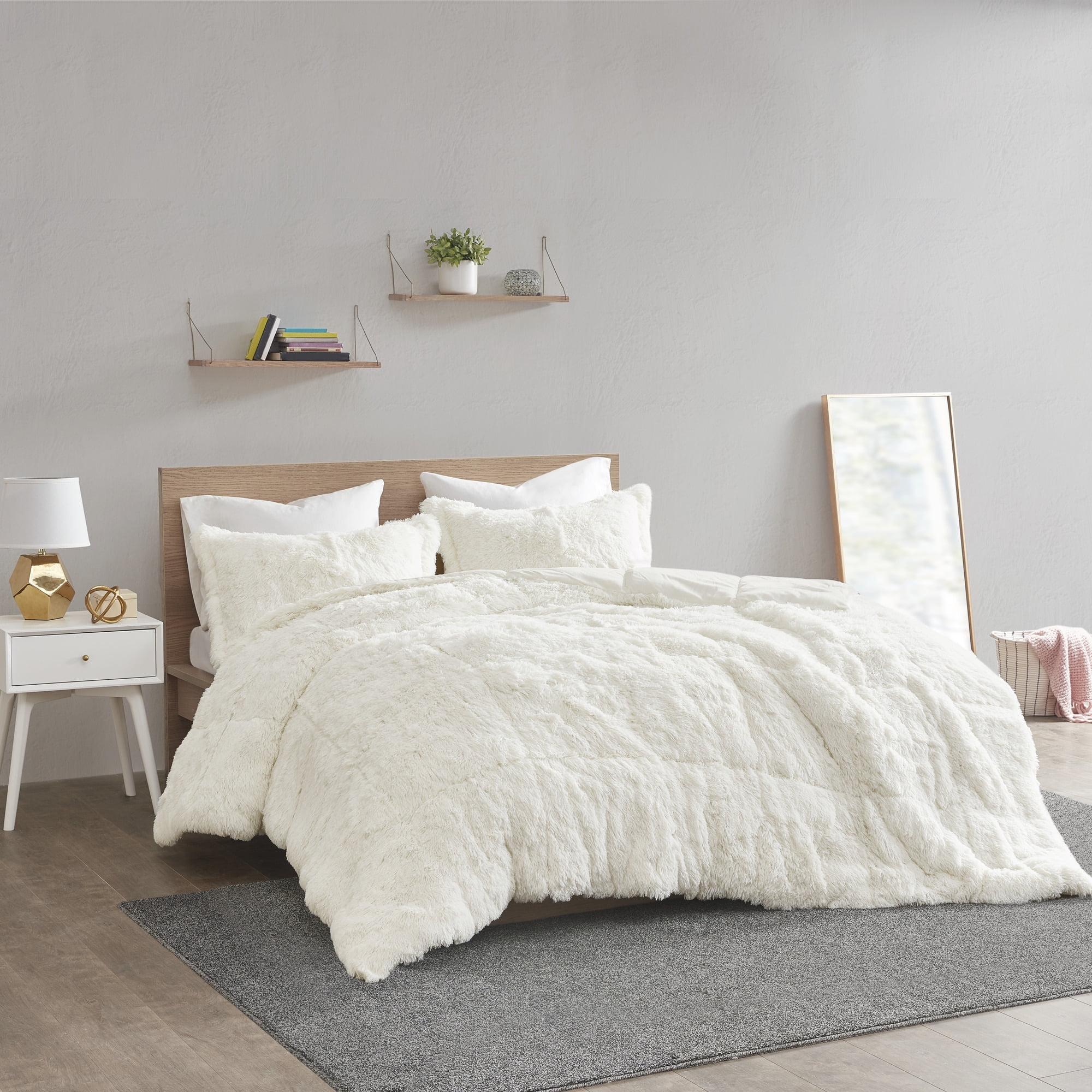 Intelligent Design Malea Shaggy Faux Fur Comforter Mini Set