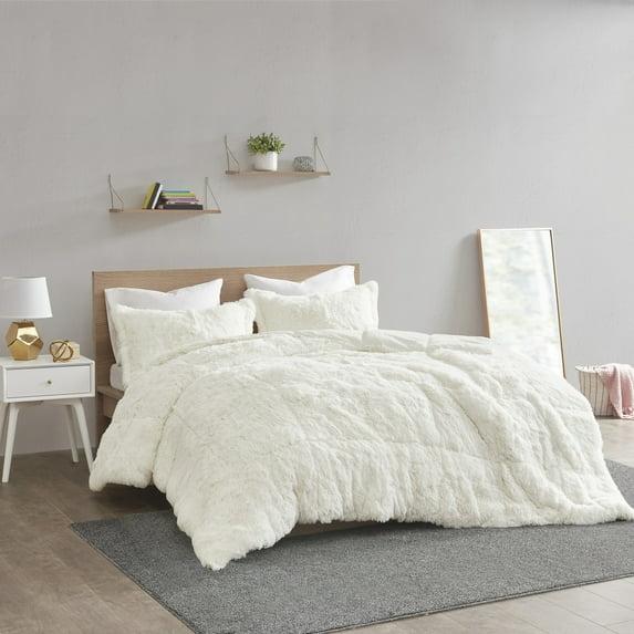 Intelligent Design Malea Shaggy Faux Fur Comforter Mini Set