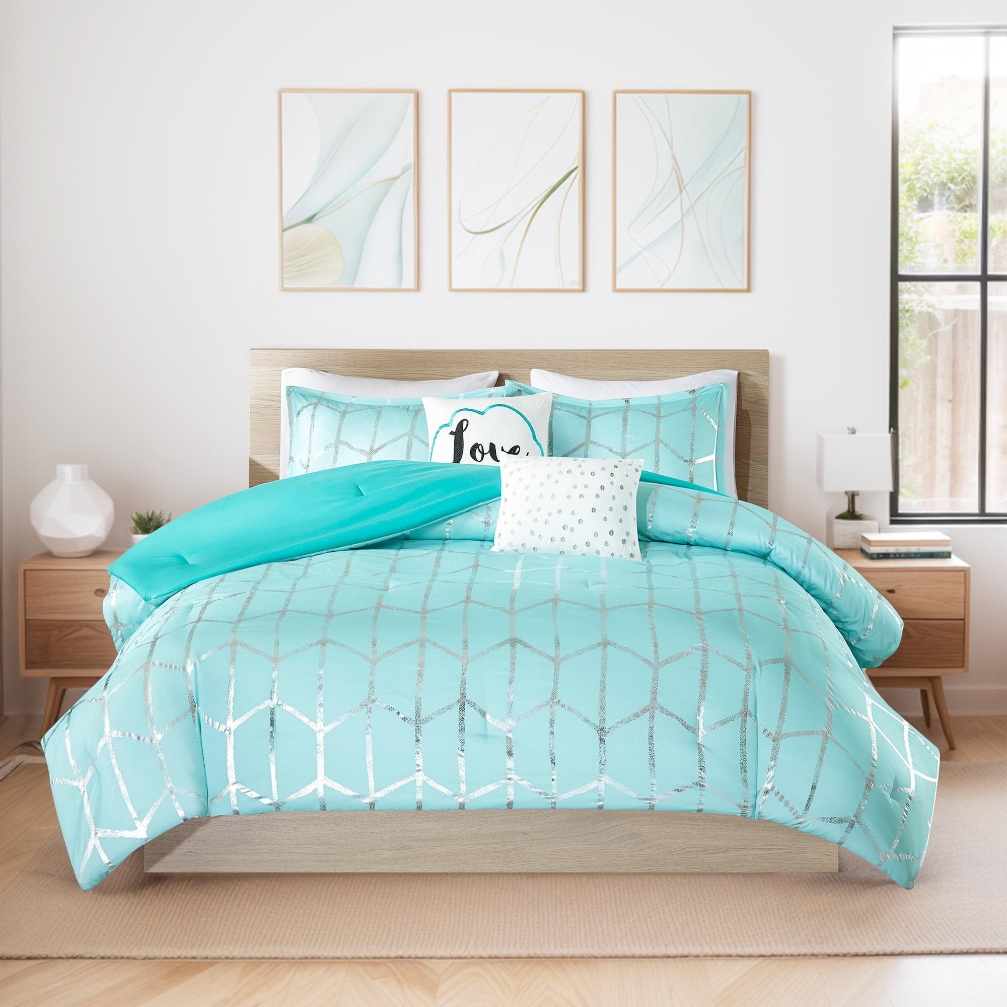 Raina Metallic Printed Comforter Set