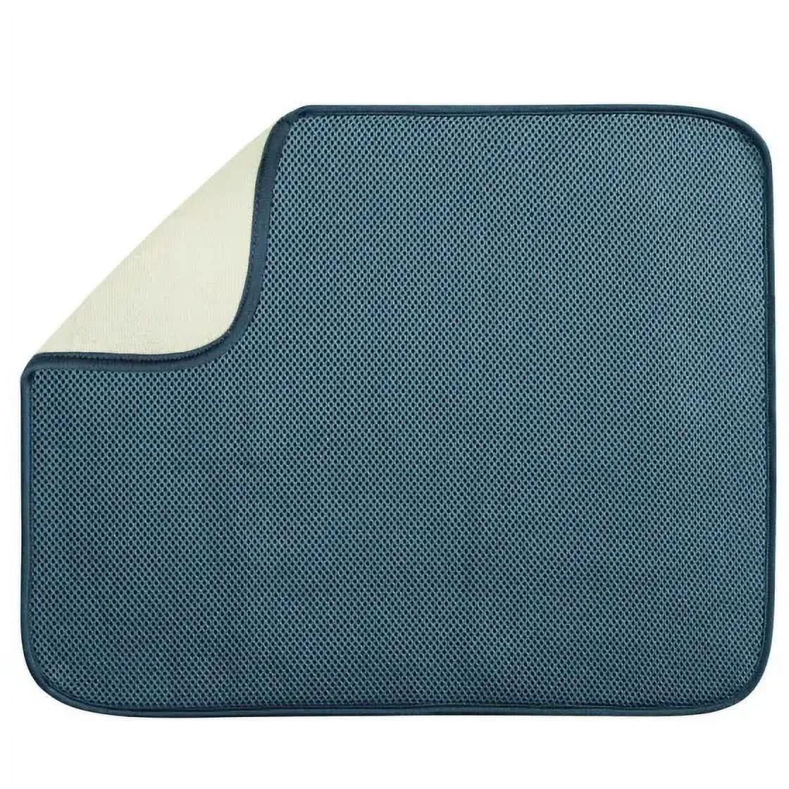 InterDesign iDry Kitchen Mat Solid, Large, Gray