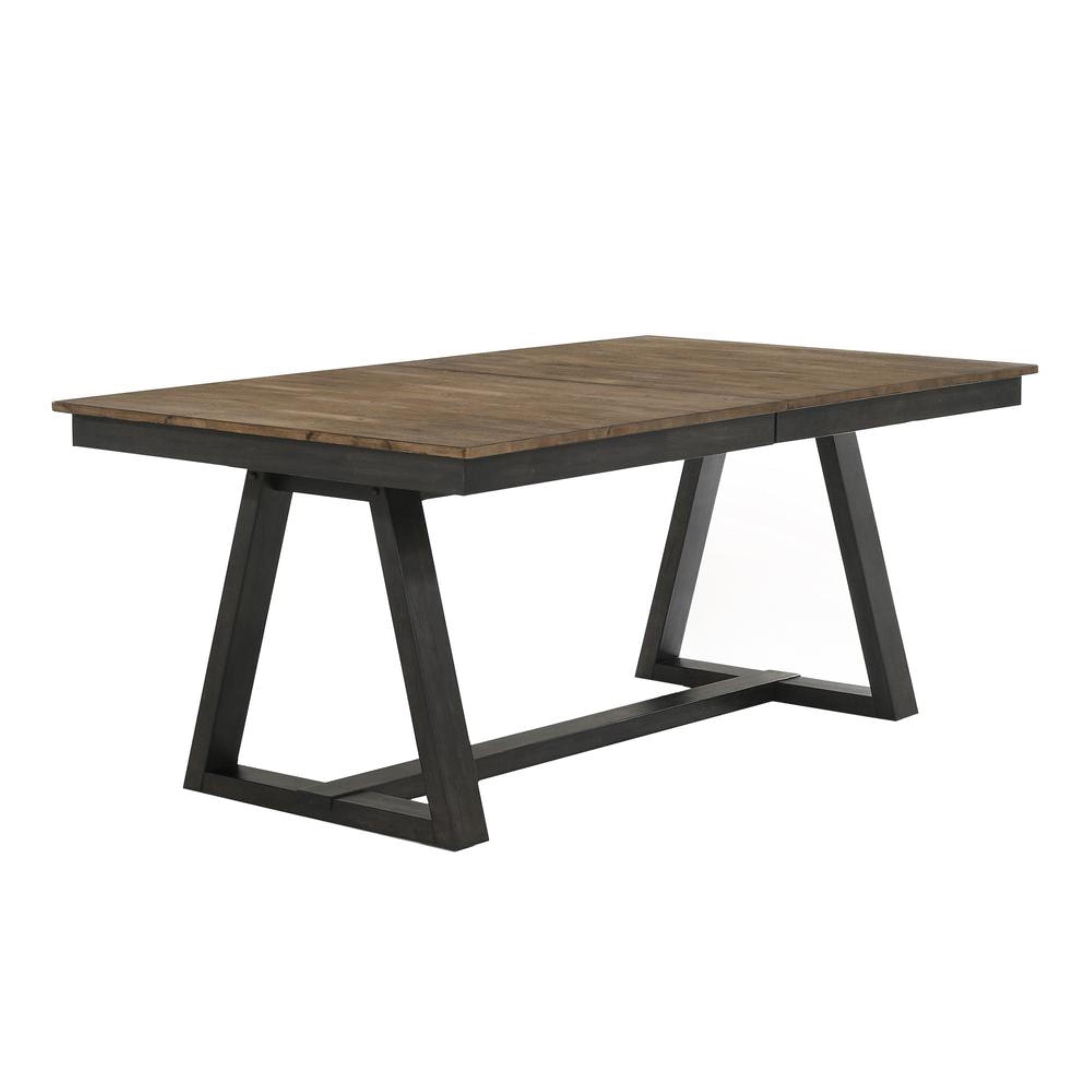 Harper Rectangular Dining Table Brushed Brown/Pecan - Intercon