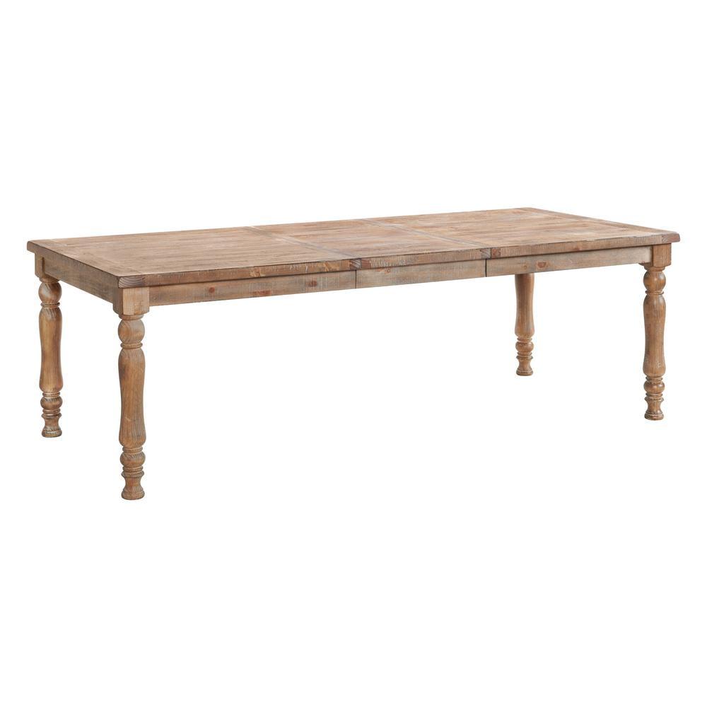 Highland Rustic Sandwash Extendable Dining Table, 42 x 94 inch