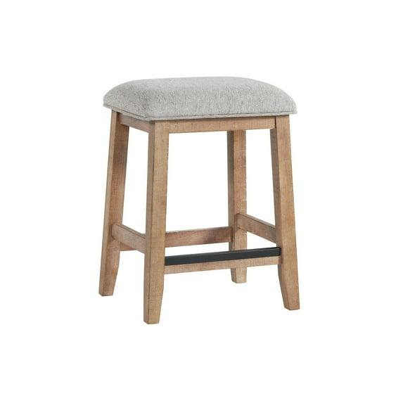 Labruna Backless Bar Stool with Cushion Seat, Sandwash