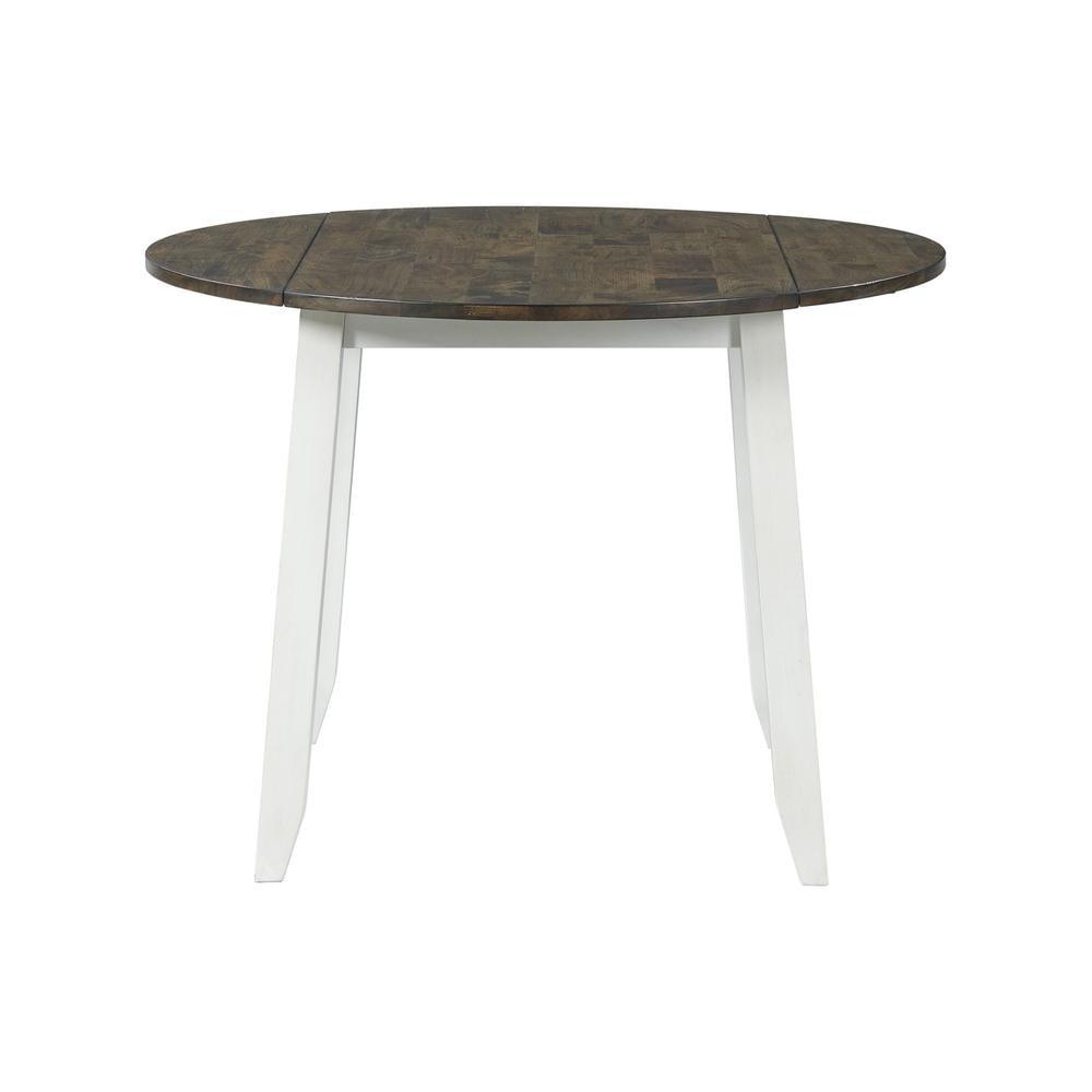 Iantha Extendable Round Solid Wood Dining Table