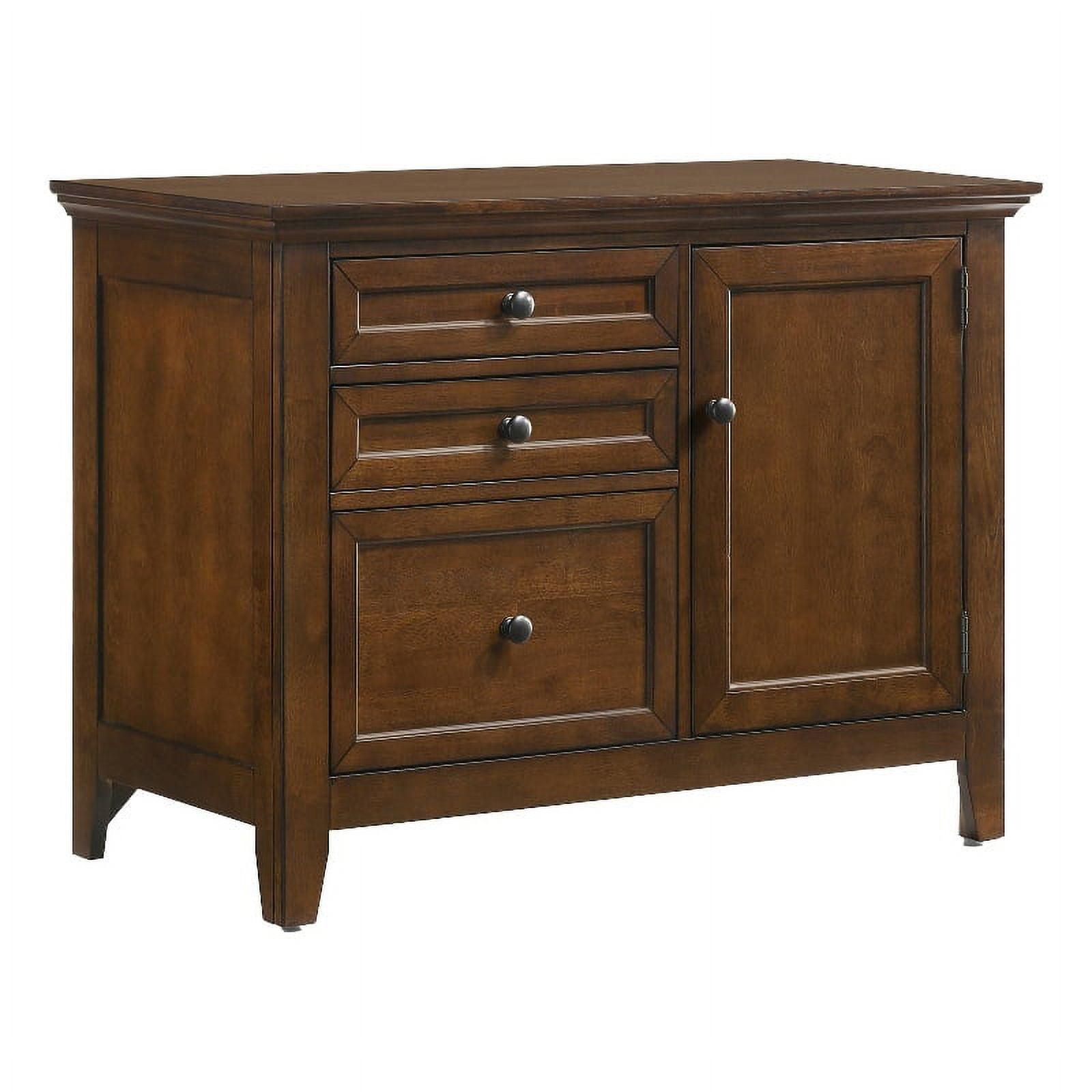 Tuscan Brown 41" Solid Wood Transitional Home Office Desk