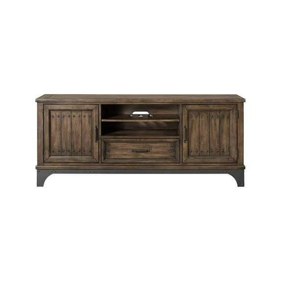 Intercon-TV Console, 70 x 18 x 30 in Gun Powder Gray