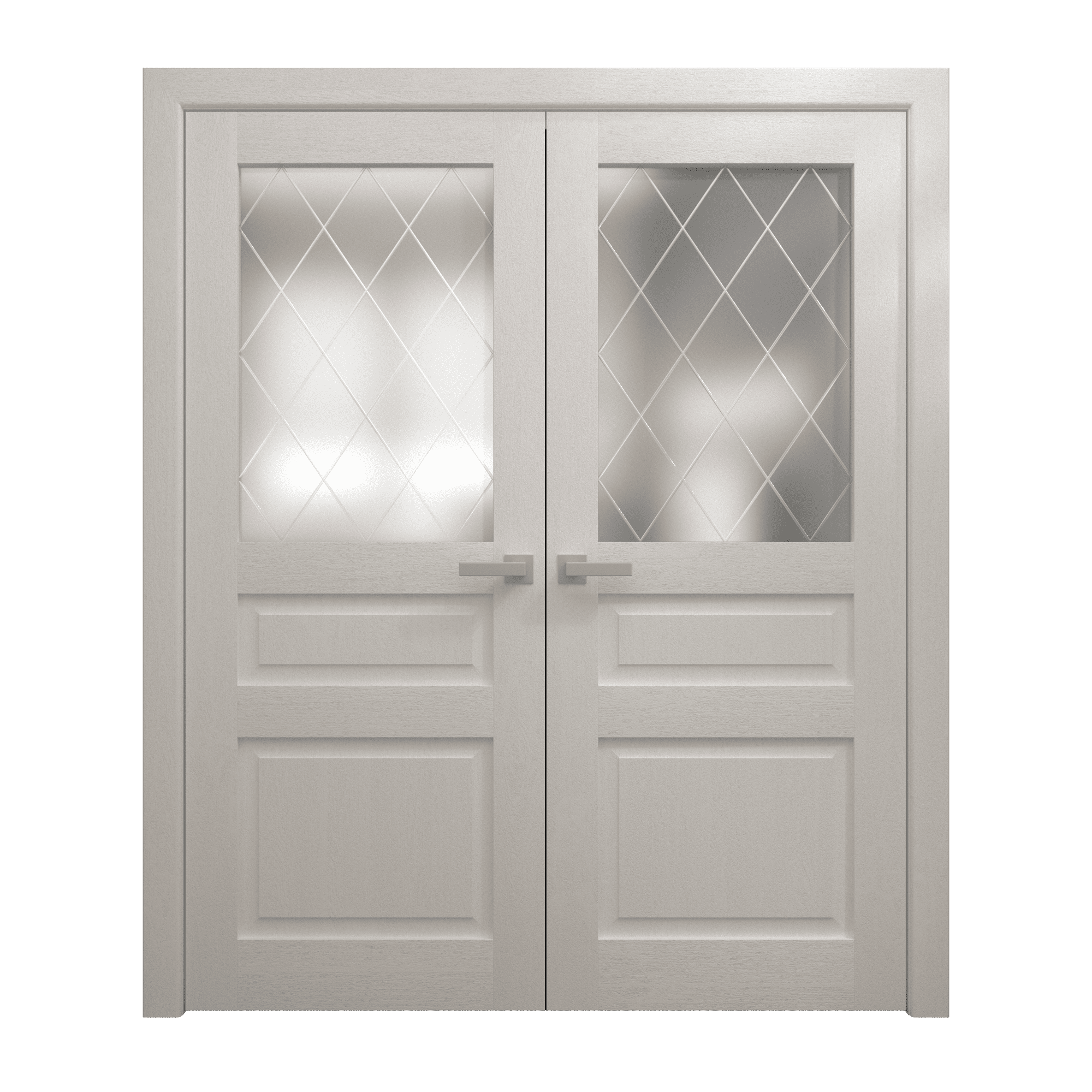 SARTODOORS Interior Solid French Double Doors | Ego 5011 | Wood Interior Solid Panel Frame | Closet Bedroom Modern Doors | Wayfair