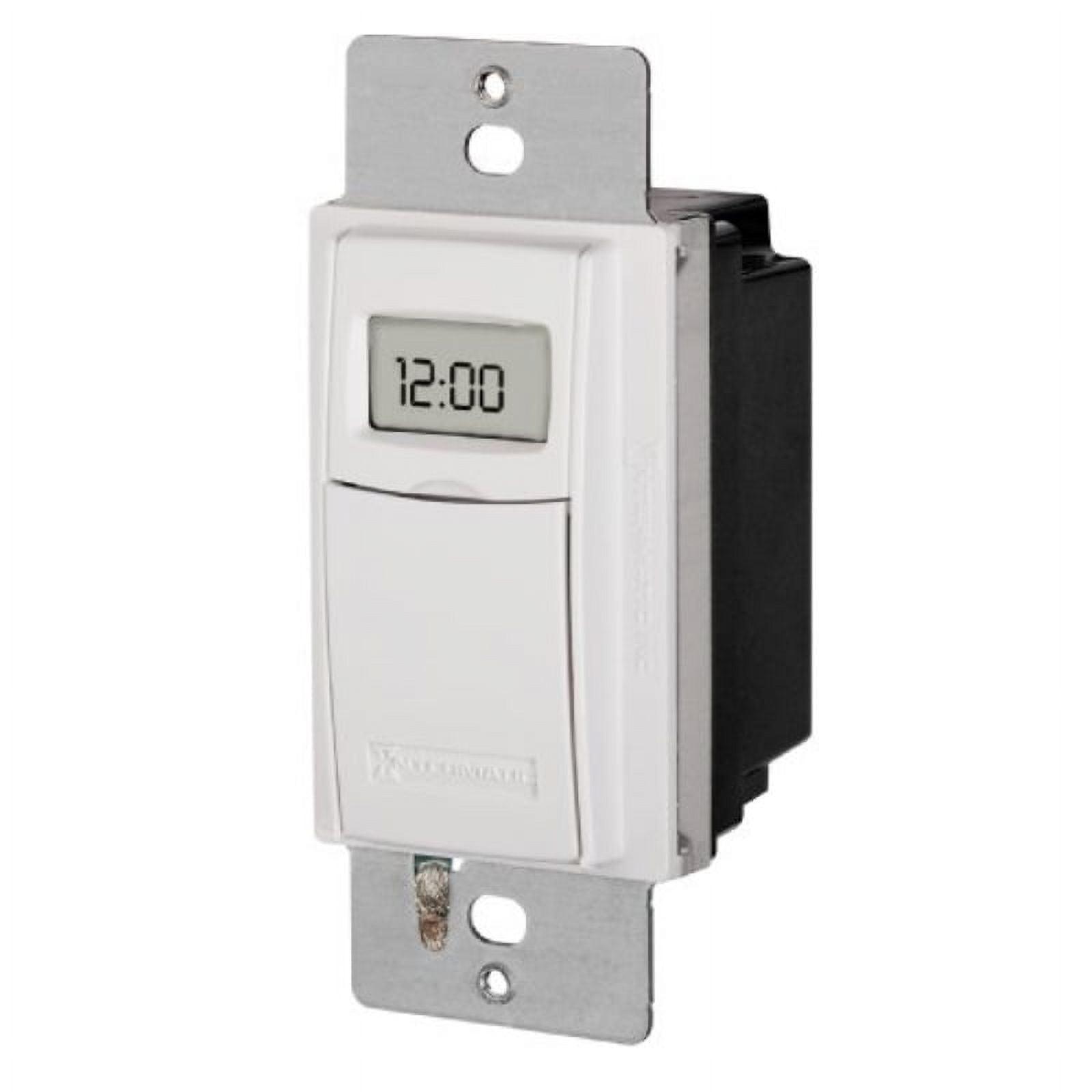 ST01 7 Day Programmable In Wall Digital Timer Switch for Lights and Appliances, Astronomic, Self Adjusting, Heavy Duty,White