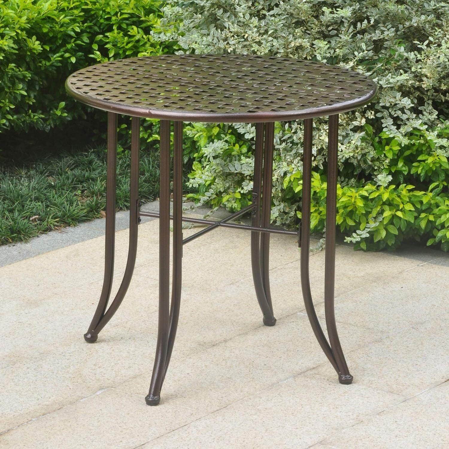 Mandalay Iron Patio Bistro Table