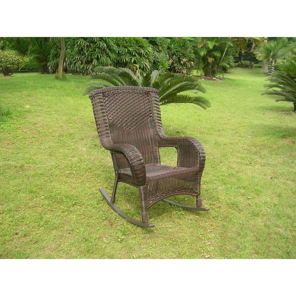 Maykoosh Naturally Nice Resin Wicker Rocker