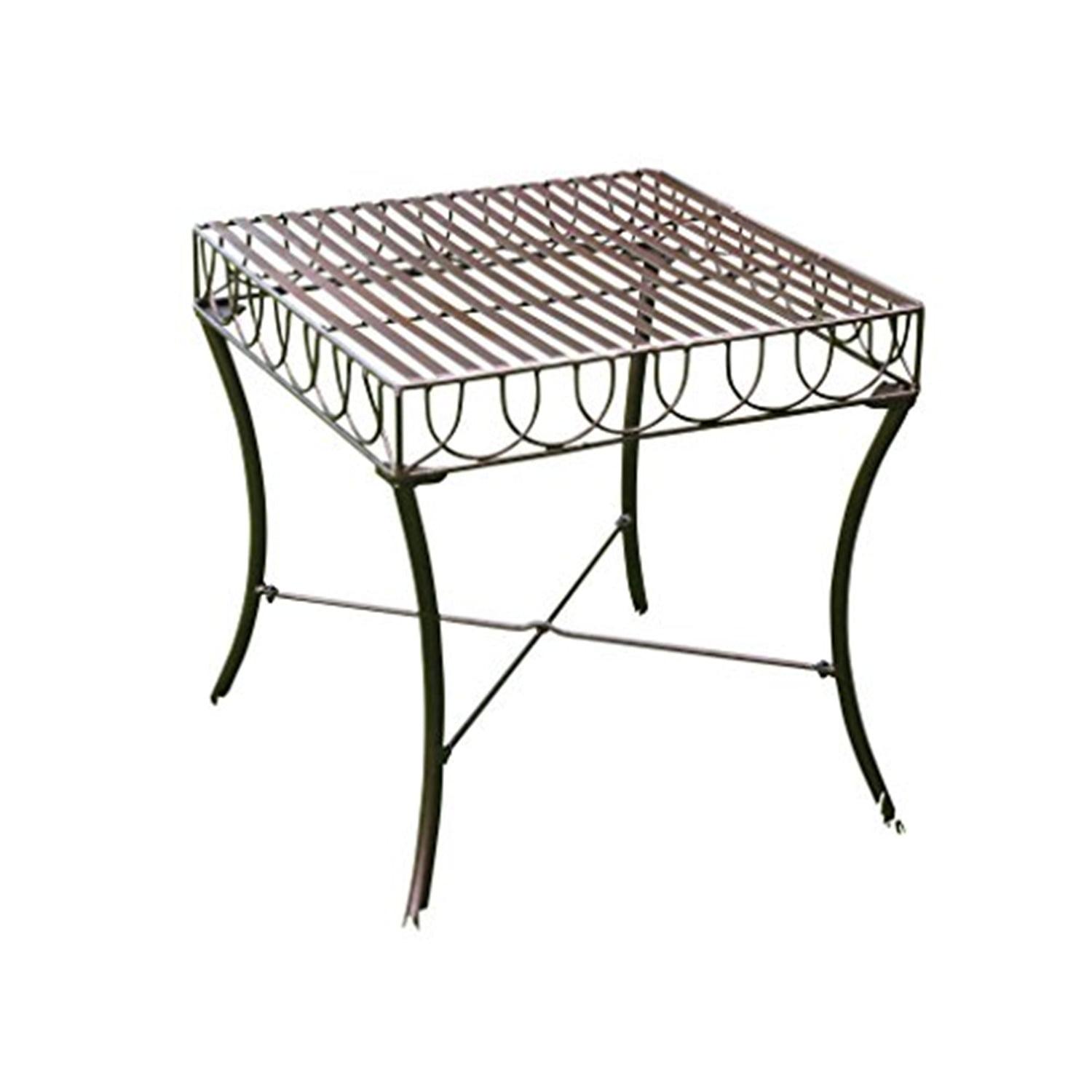 Lark Manor™ Erlsten Square Metal Outdoor Side Table